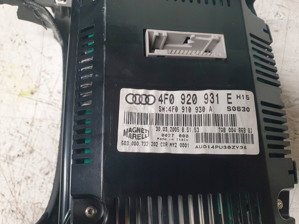 фото №8, Лічильник прилади екран dekor спідометра audi a6 c6 4f0920931e