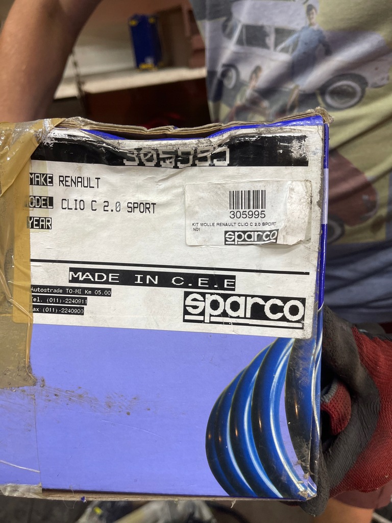 фото №11, Занижающие пружины спортивные sparco renault clio sport 2.0 rs c iii 305995
