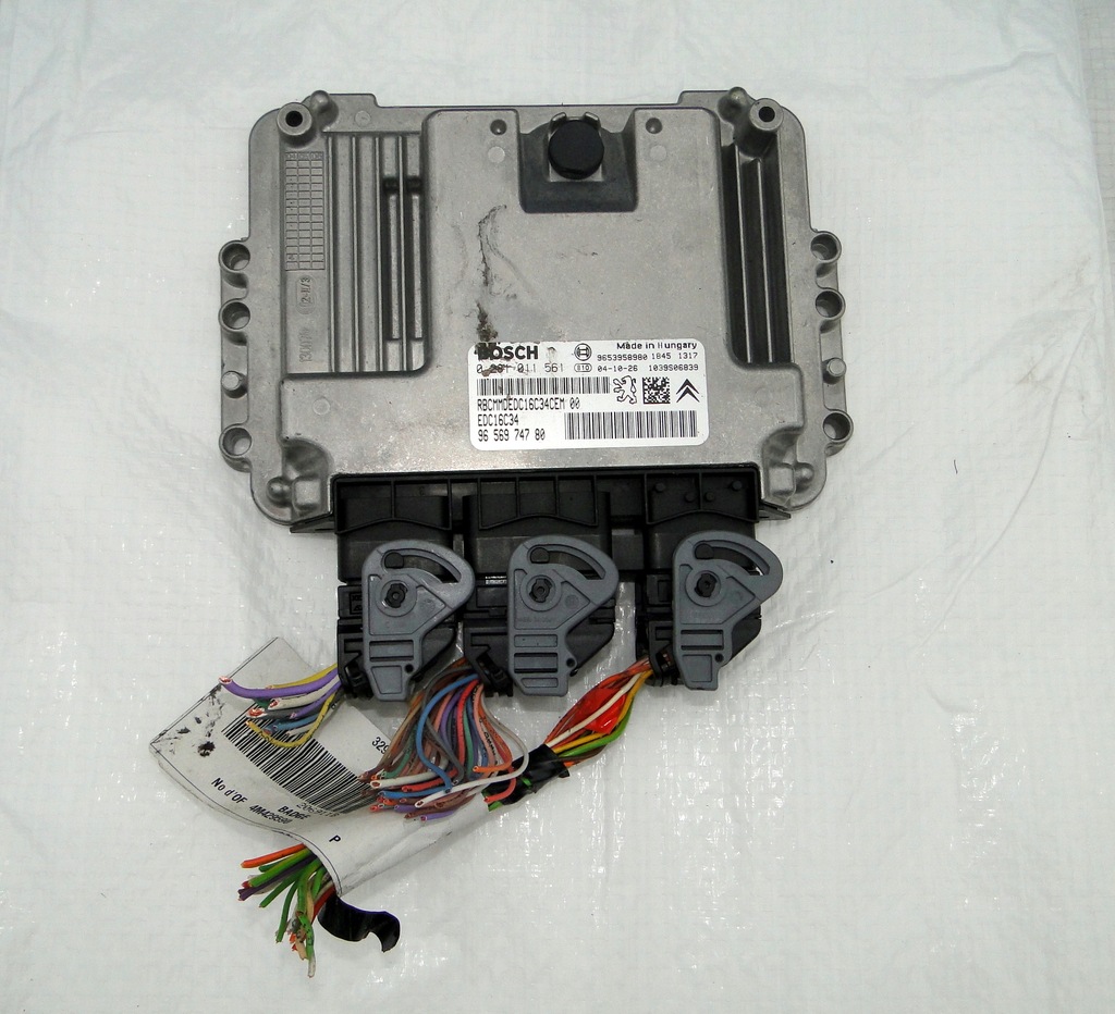 фото №1, Бортовой компьютер 0281011561 9656974780 citroen peugeot