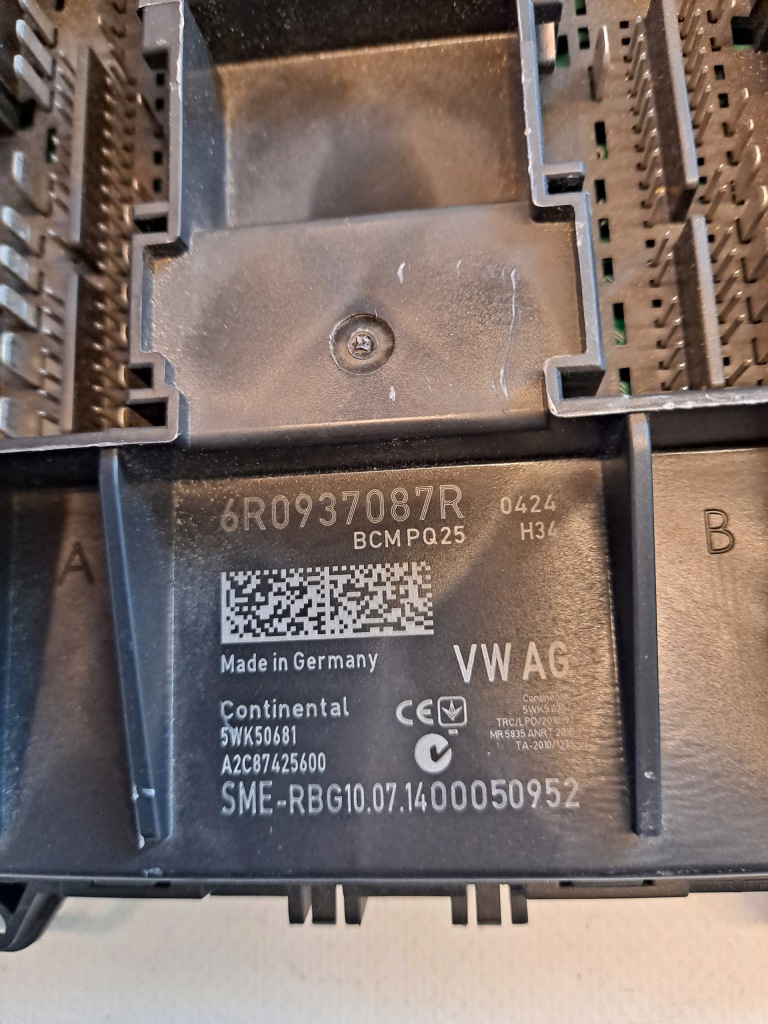 фото №3, Блок керування модуль комфорту skoda rapid 6r0937087r