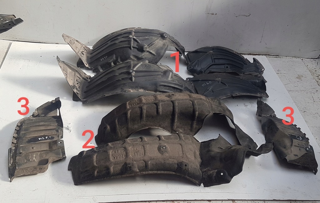 фото №1, Подкрылок перед задняя левая правое брызговик mazda 2 dj 14-