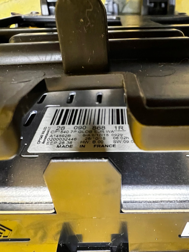 фото №6, Панель дисплей навигации кондиционера rlink renault megane iv