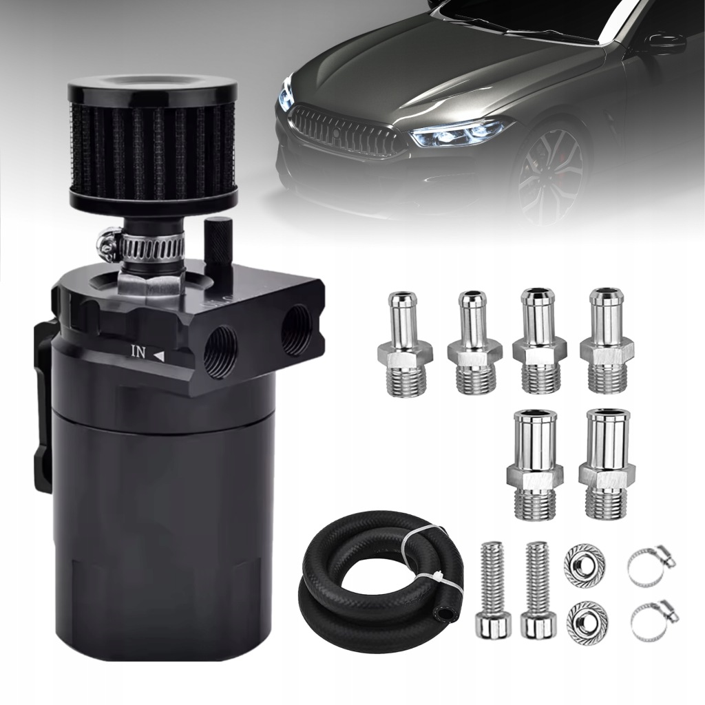 Oil защёлка бак black сепаратор масла набор с фильтром штуцеры 10 1 15mm 3ccc Недорого