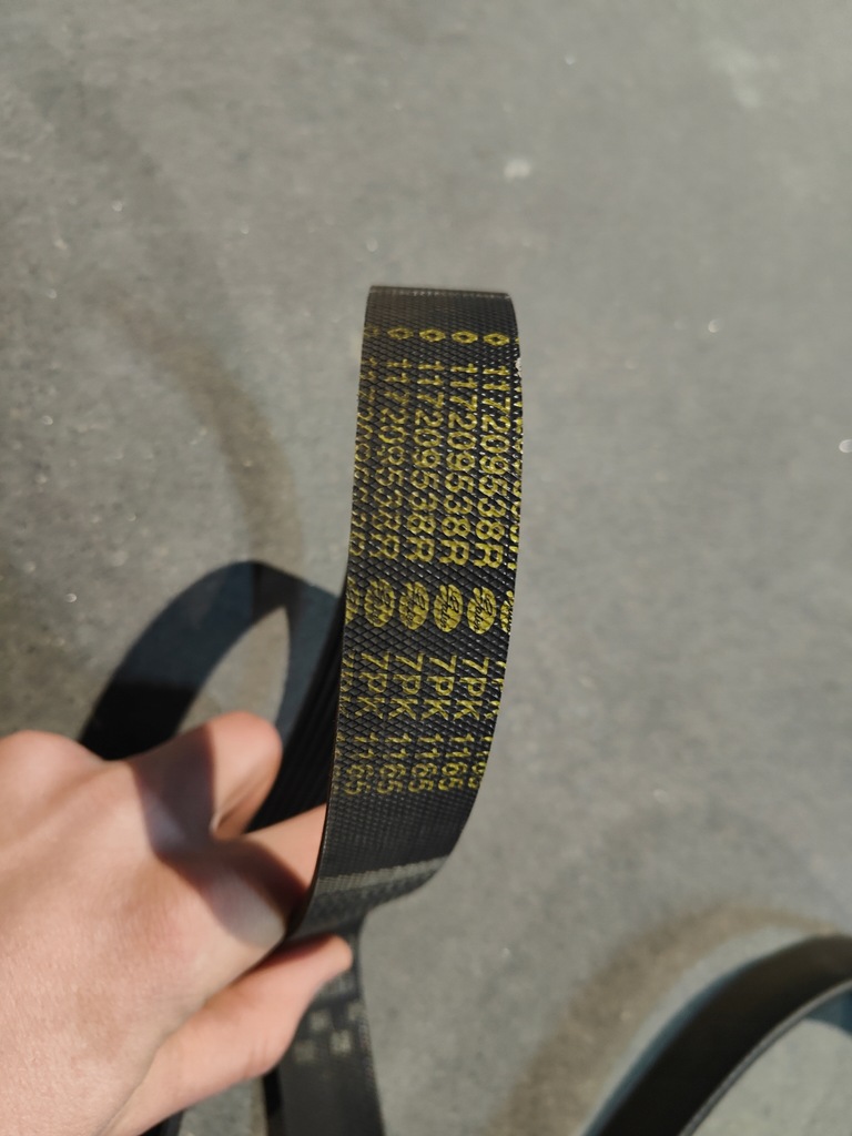 фото №5, Ремень клиновой многоручьевой 11720-01q0b nissan оригинальный номер