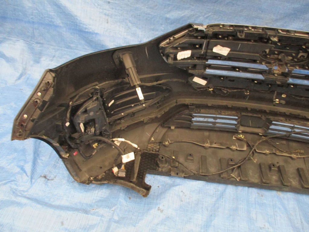 фото №11, Бампер перед передний ford edge ii lift омыватель цвет agate black металлик