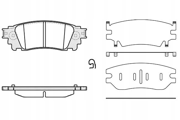 фото №1, Remsa тормозные колодки тормозные lexus nx 200t zgz1_. agz1_