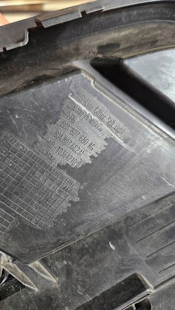 фото №7, Решётка бампера правая audi q5 lift s-line 80a 80a807680ag