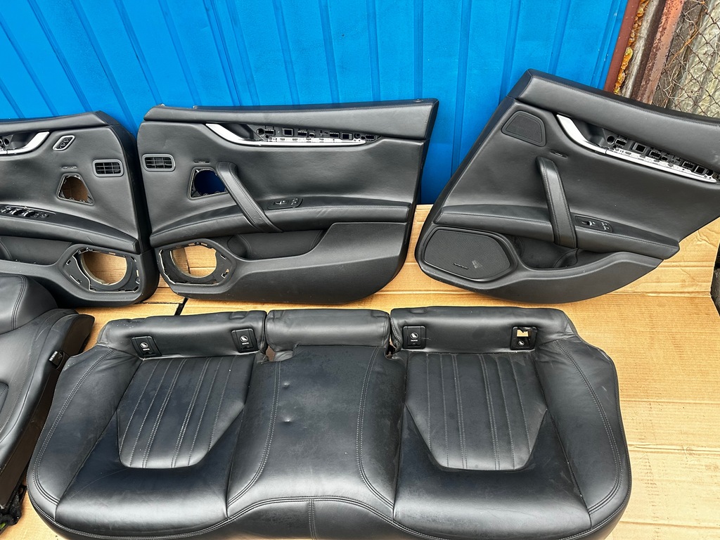 фото №8, Maserati ghibli сиденья салон обшивки обивка кожа