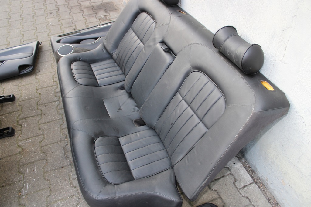 фото №10, Jaguar xj x308 сиденья заднее сиденье кожа чёрные + обшивки europa электрический podgr