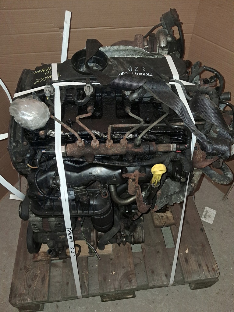 фото №1, Двигун 2.2tdci 4hu puma 110km комплект transit mk7 08 rok pewniak do монтажу