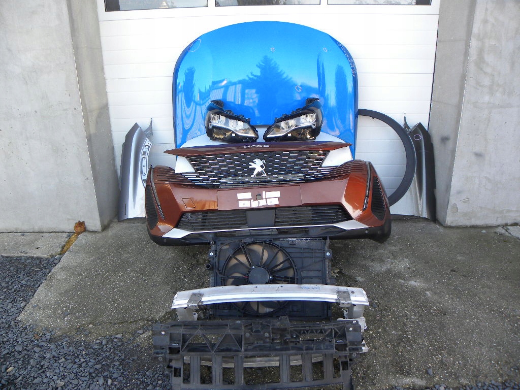 фото №1, Peugeot 3008 ii-5008 ii lift 2021 rok капот, бампер na 6xpdc