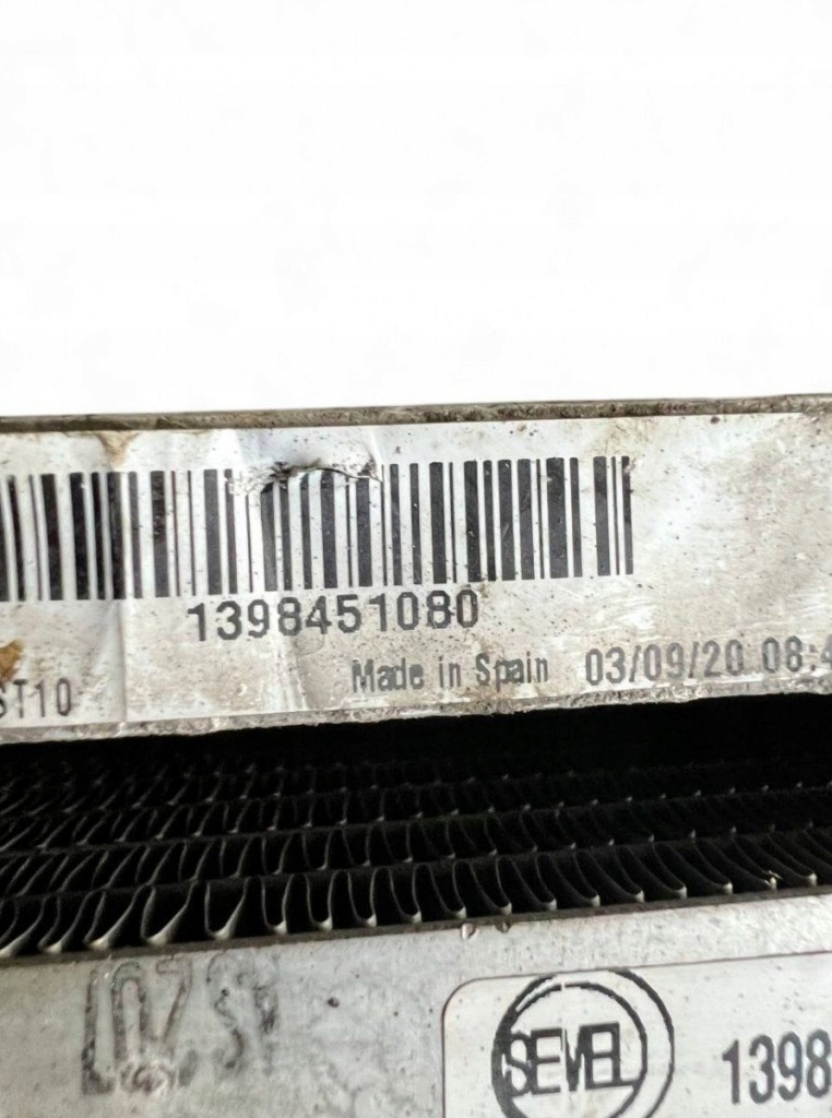 1398451080 1398450080 набор радиатора fiat ducato кузов с Разборки