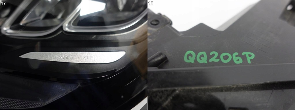 Smart #1 22- лампа cybers parks full led niebieska левая перед europa с Разборки