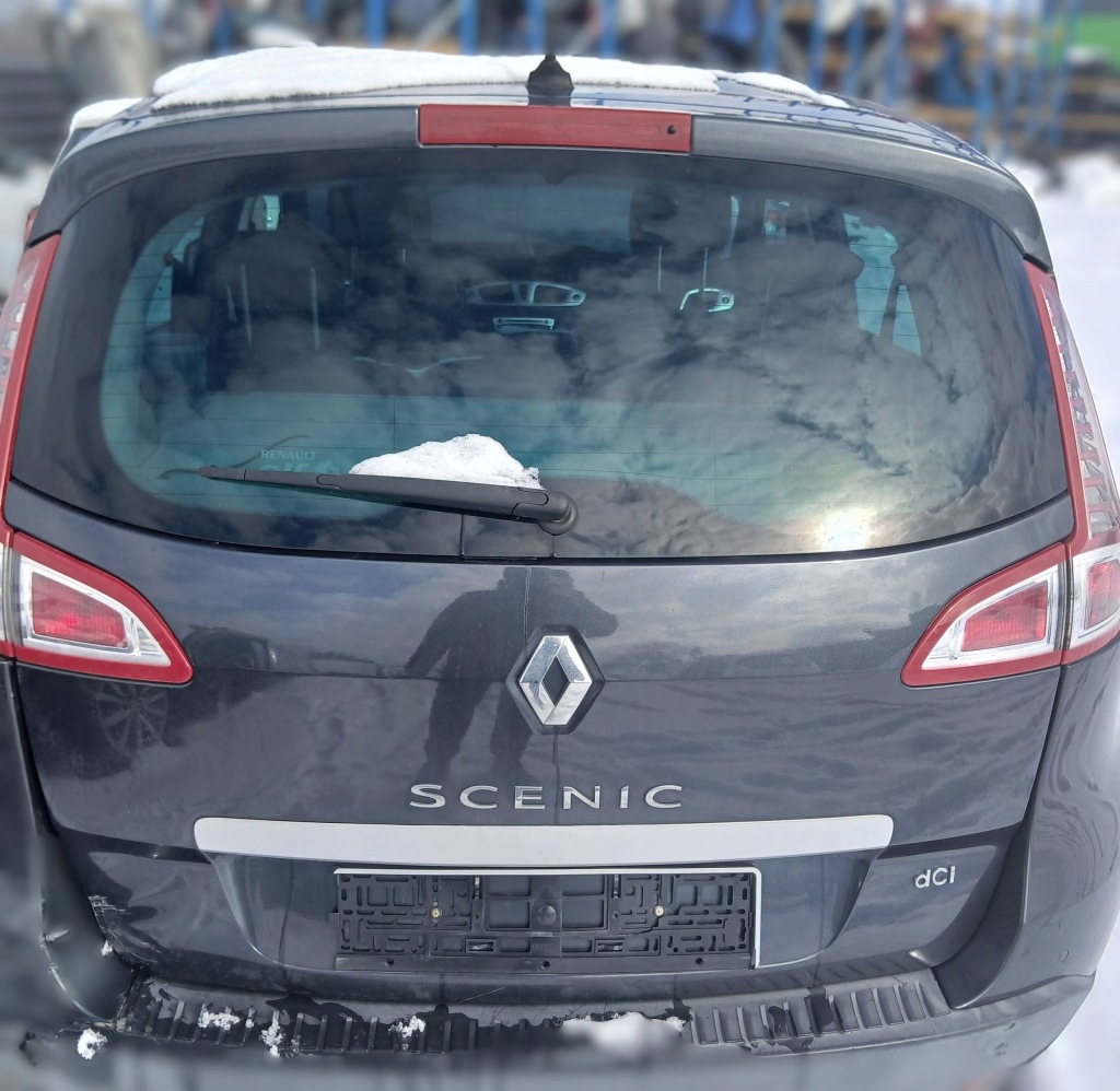 фото №1, Renault scenic iii крышка багажника задняя багажника задняя kol teb66 2010r