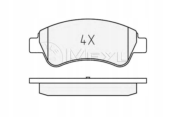 фото №8, Тормозные колодки ham. citroen p. berlingo 03-