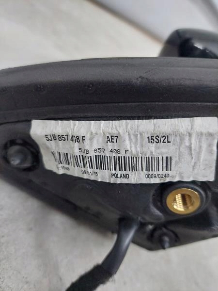 фото №5, Skoda rapid 12- зеркало правое 5 pin 5jb857408f