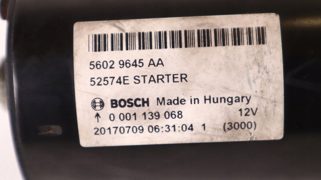 фото №5, Jeep compass ii 2.0 mtj 17- стартер 56029645aa