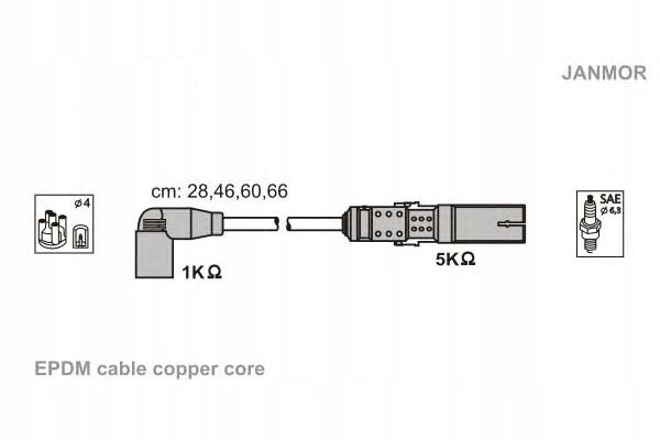 фото №1, Janmor дроти запалювання seat altea 1.6 5p1