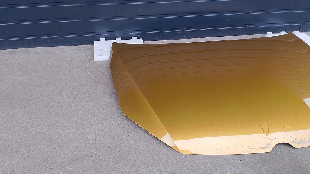 фото №9, Vw golf vii lift капот крышка двигателя золотая lr1x