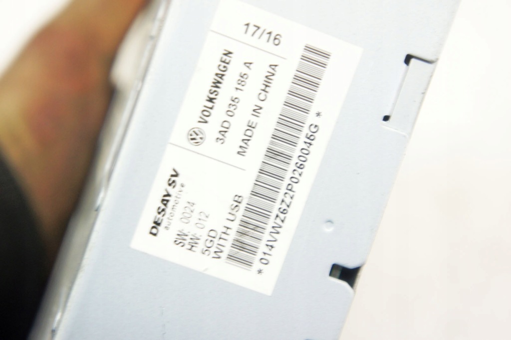 фото №6, Ni086 vw tiguan i 5n радио navi 3ad035185a