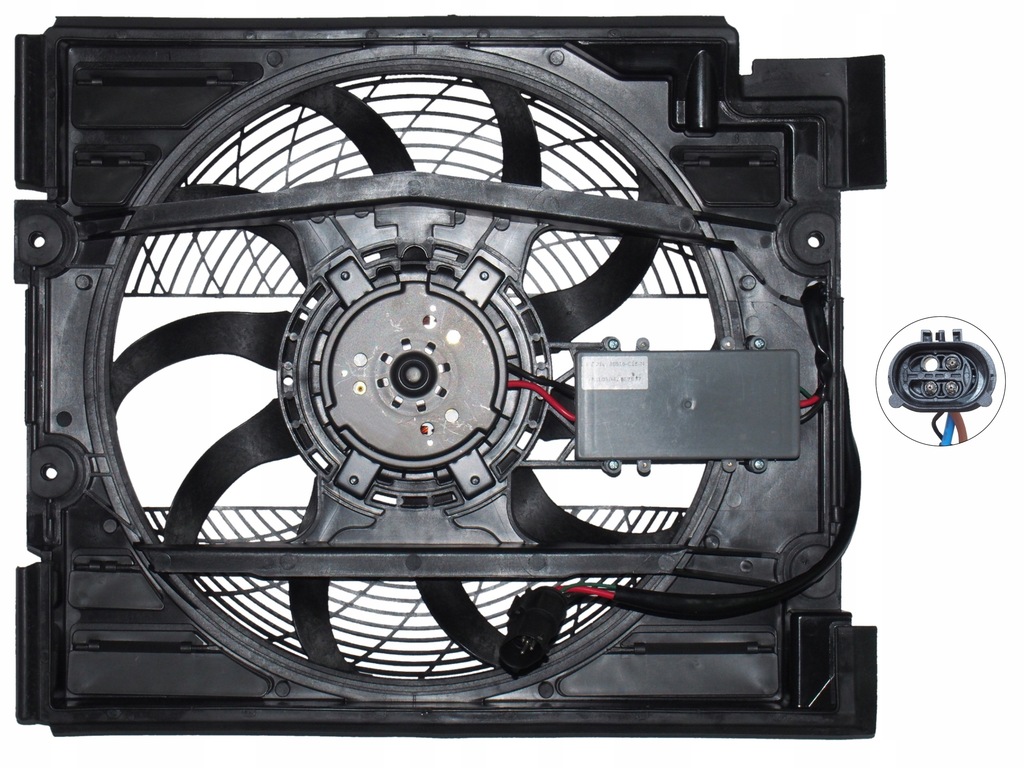 фото №1, Bmw e38 вентилятор кондиціонера 3 контакти новий модуль