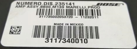 фото №5, Maserati bose - amp assy - підсилювач аудіо