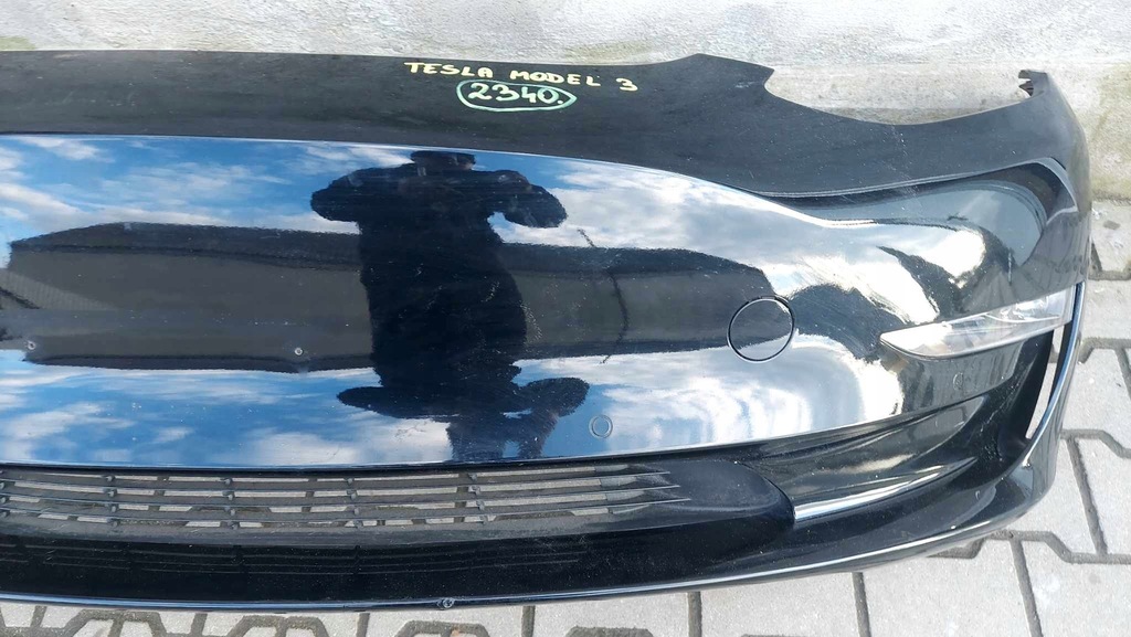 фото №7, Tesla model 3 бампер перед передний kpl противотуманные фары электропроводка 2340