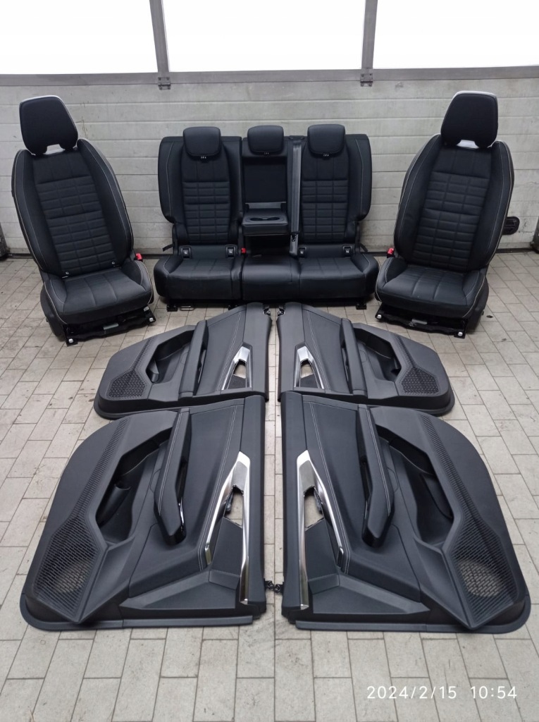 Купити Сидіння заднє сидіння обшивки комплект renault austral шкіра стан b.dobry jak нове