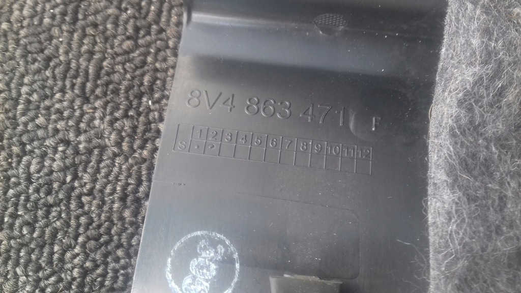 фото №5, Захист поперечина заднього 8v4863471f audi a3 8v sportbck