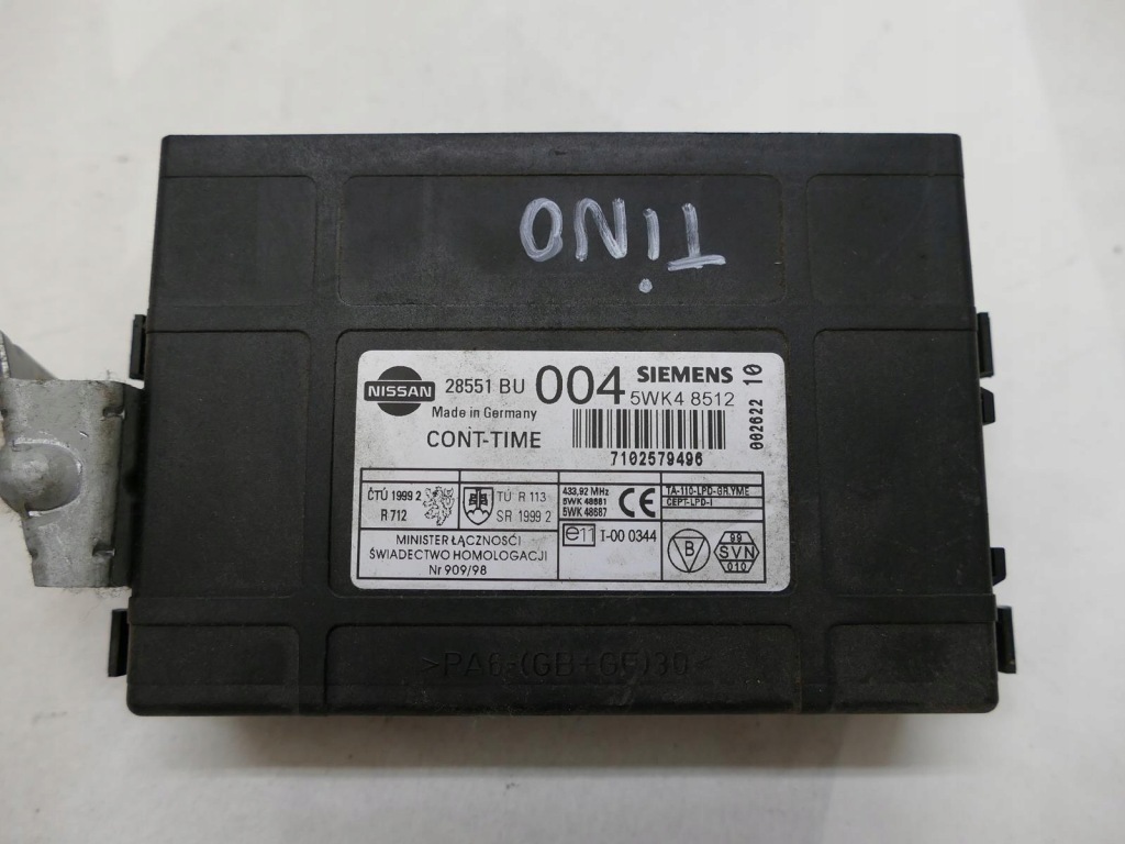 фото №1, Nissan almera tino модуль комфорту блок керування 01r