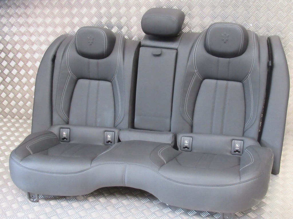 фото №7, Maserati ghibli кожа сиденья заднее сиденье обшивки салон полный