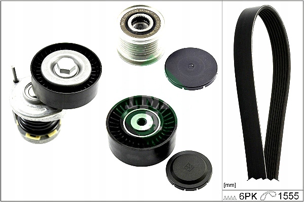 фото №2, Набір ремені багаторучейкових з ролики skoda scala vw amarok multivan