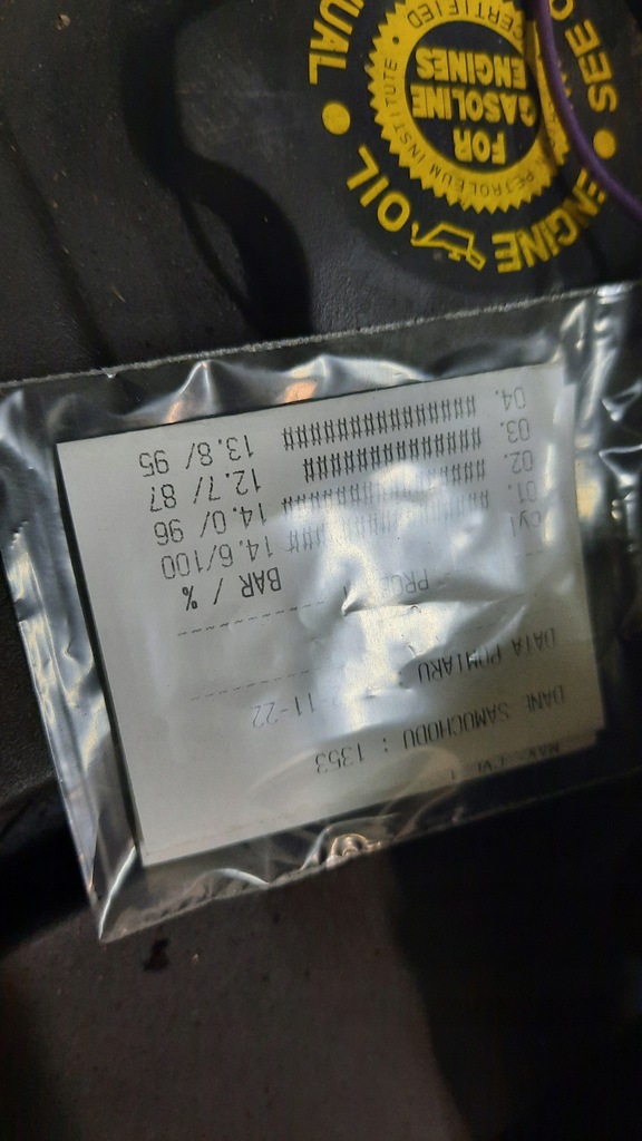 фото №7, Двигун chrysler pt cruiser 2.0 16v test вимірювання