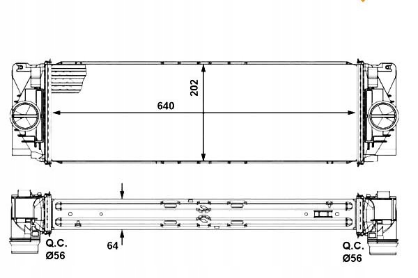 Інтеркулер mercedes sprinter 06- nrf Ціна