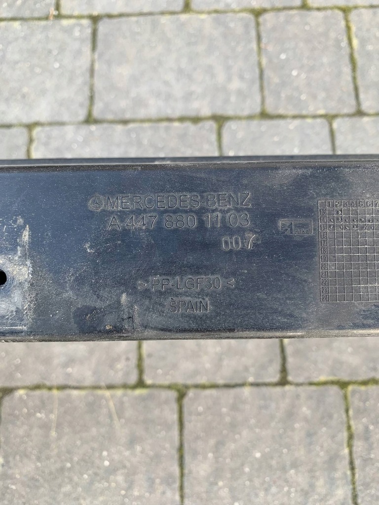 фото №11, Mercedes vito w447 2014- v klasa pas передний усилитель передний