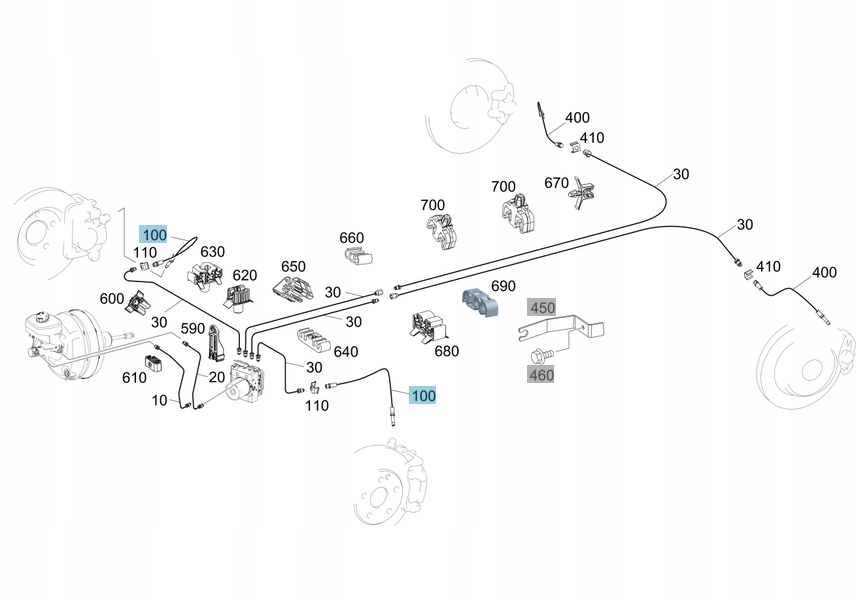 фото №2, Org шланг тормозной перед mercedes sprinter c907