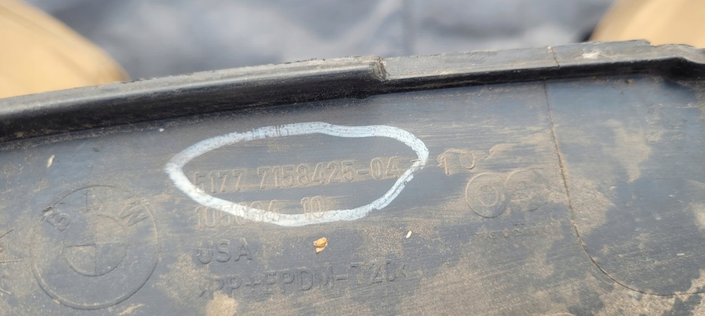 фото №8, Bmw x5 e70 молдинг крила лівий задня