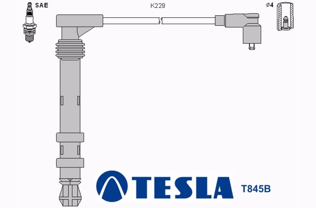 фото №1, T845b провода зажигания teslafiat
