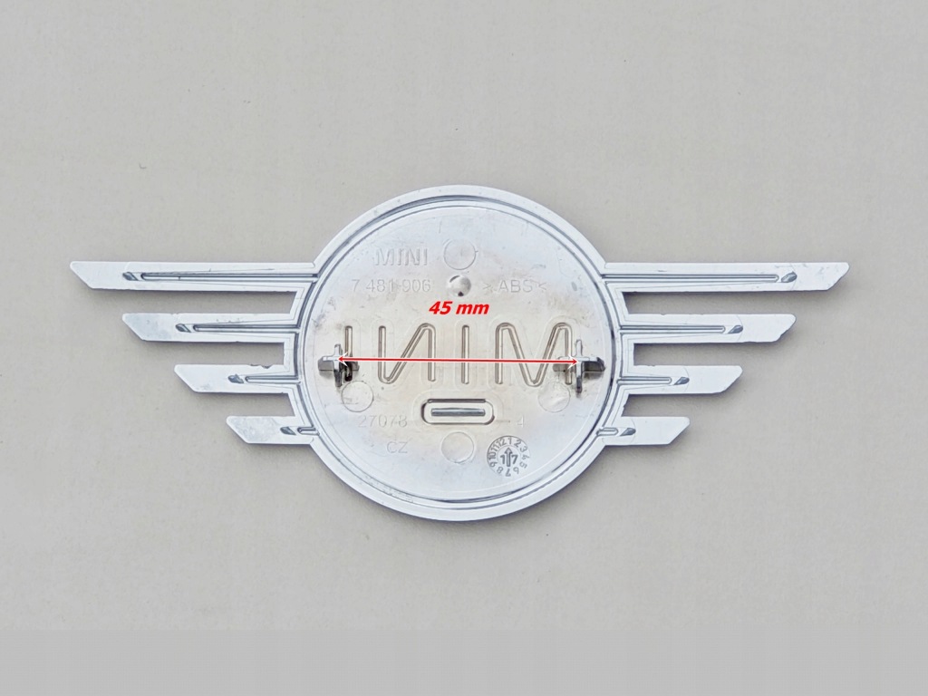 фото №3, Mini clubman ii f54 lift емблема капот перед 19-