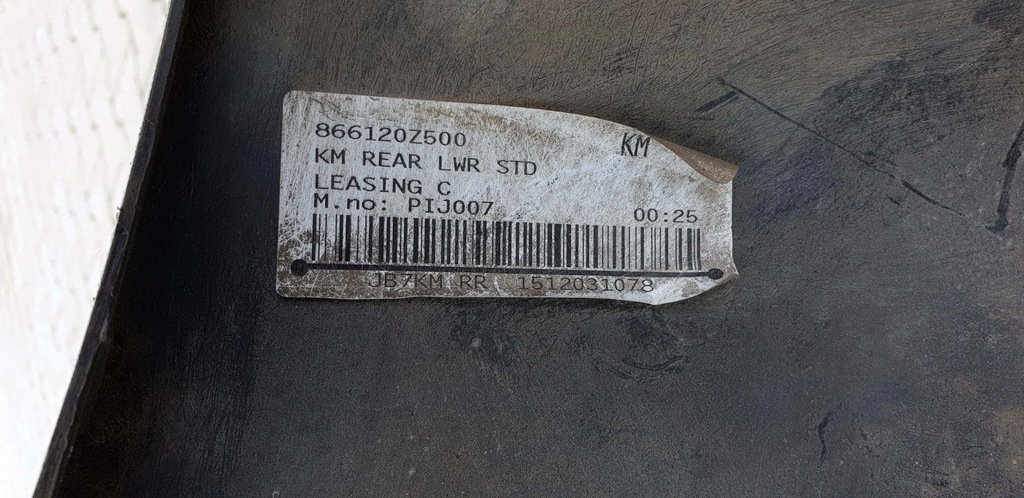 фото №16, Kia sportage 2 ii lift po рестайлінг бампер задня задній чорний + абсорбер