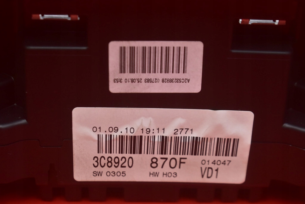 фото №8, Счетчик приборы eu 3c8920870f vw passat cc 1.8 tsi 160 km 08-12