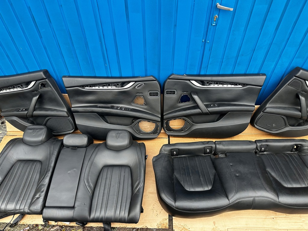 фото №10, Maserati ghibli сиденья салон обшивки обивка кожа