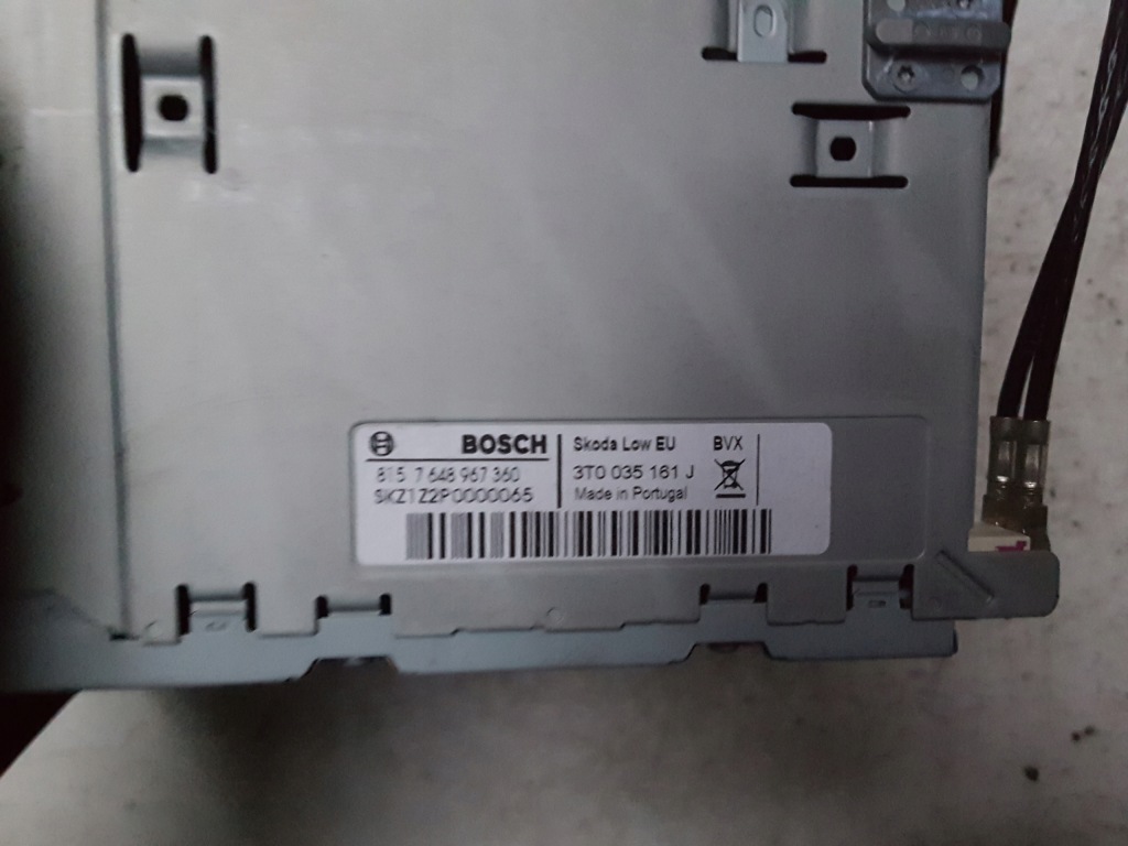 фото №3, Skoda superb 2 ii lift радио cd радиопроигрыватель