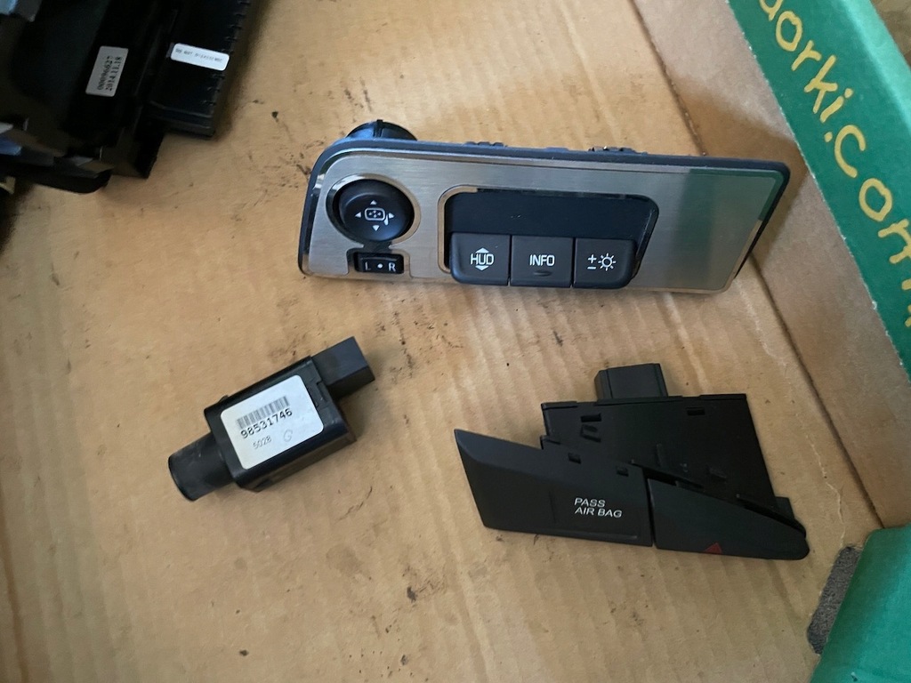 фото №1, Corvette c7 панель дзеркал hud інформація jasność