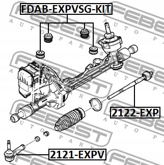 фото №3, Fdab-expvsg-kit febest сайлентблок тяга