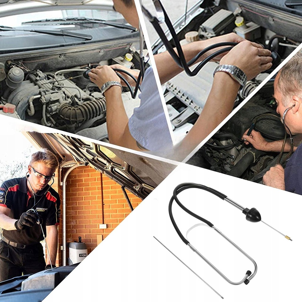 фото №16, 1 набор stetoskopu цилиндра автомобильный блок двигателя инструмент диагностический авто двигатель det