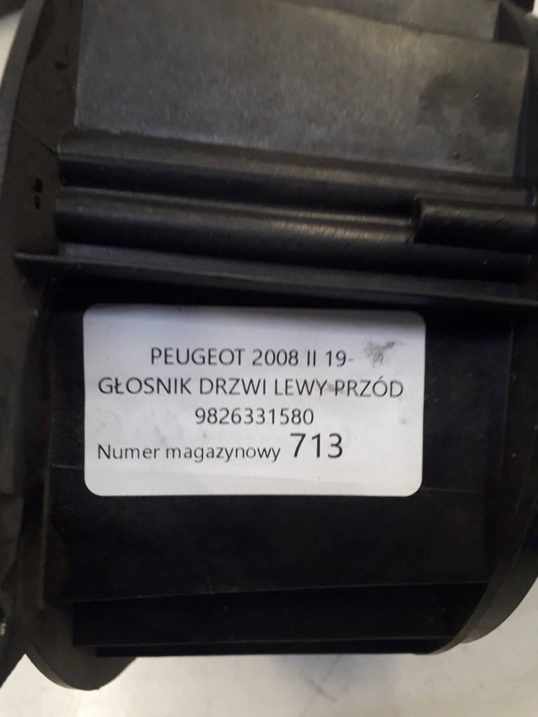 фото №6, Peugeot 2008 ii динамик дверь левый перед 9826331580