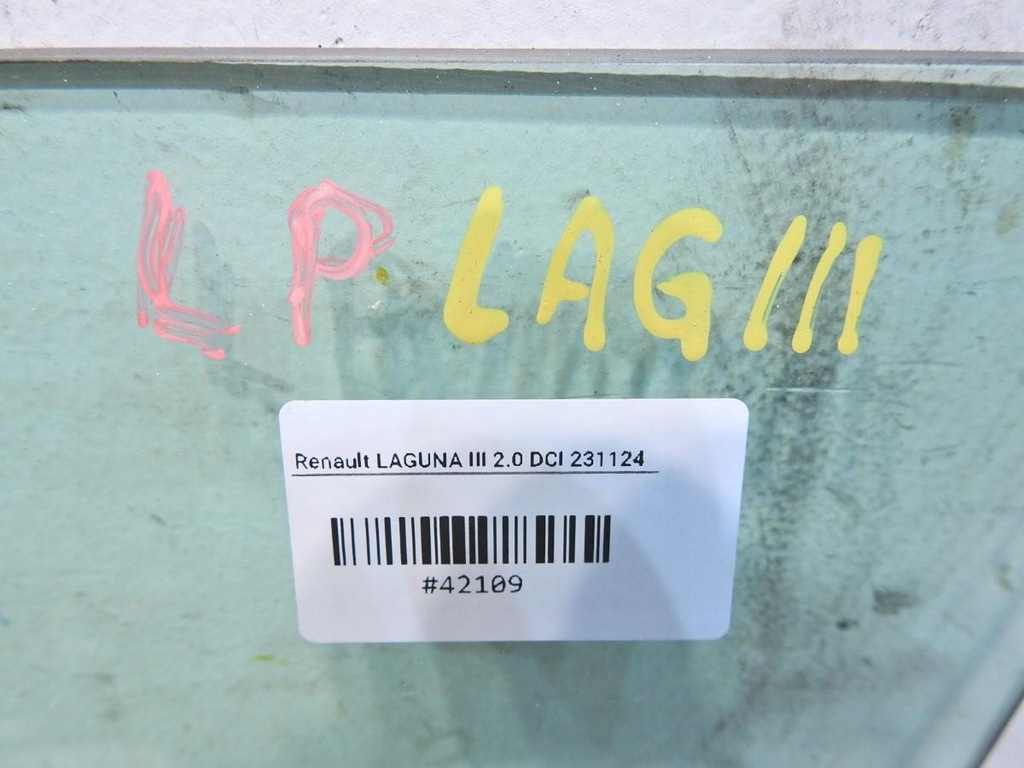 фото №2, Скло двері лівий перед renault laguna iii