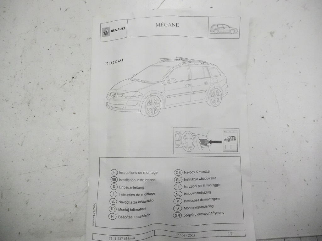 фото №14, Рейлінги дахові renault megane ii 7711237655