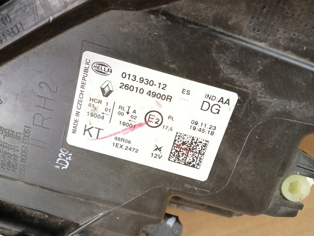 фото №8, Лампа правая правый full led renault captur ii 2 19-